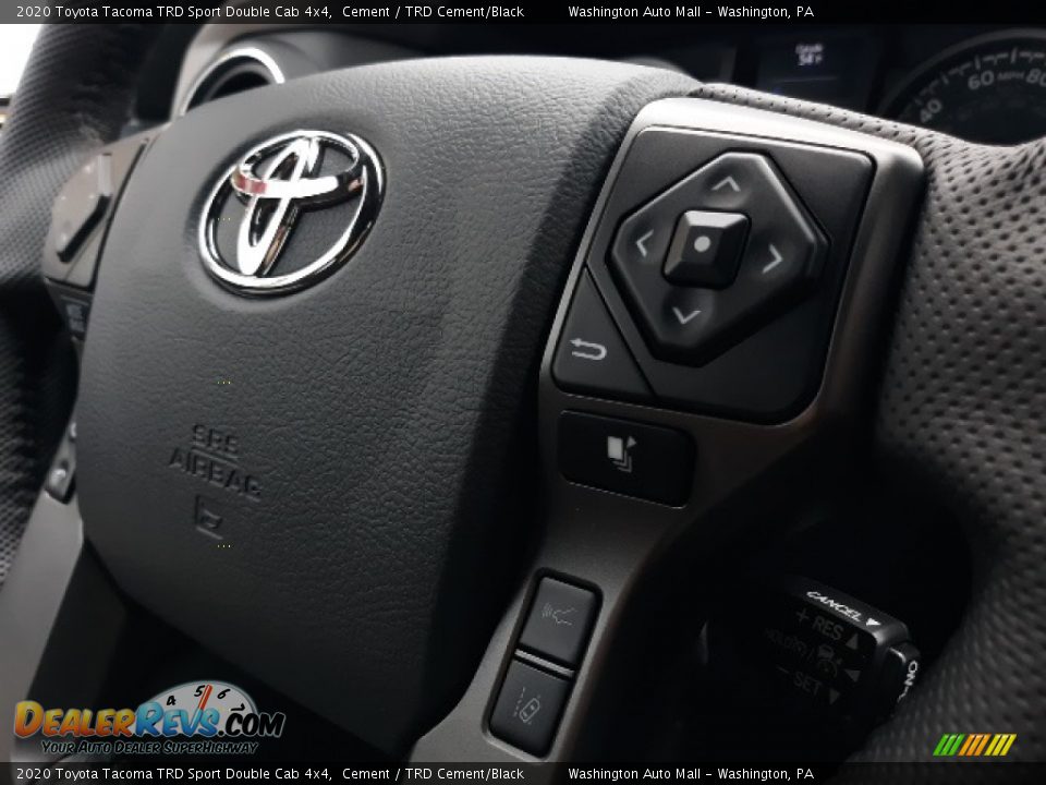 2020 Toyota Tacoma TRD Sport Double Cab 4x4 Cement / TRD Cement/Black Photo #8