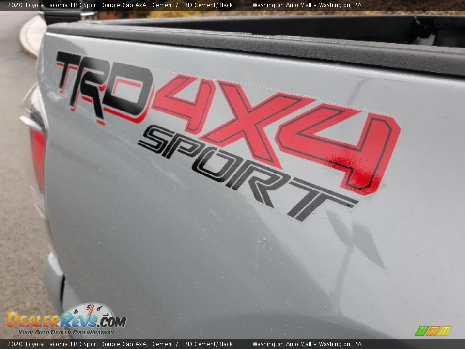 2020 Toyota Tacoma TRD Sport Double Cab 4x4 Cement / TRD Cement/Black Photo #28