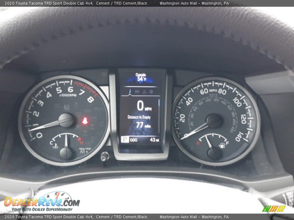 2020 Toyota Tacoma TRD Sport Double Cab 4x4 Cement / TRD Cement/Black Photo #31