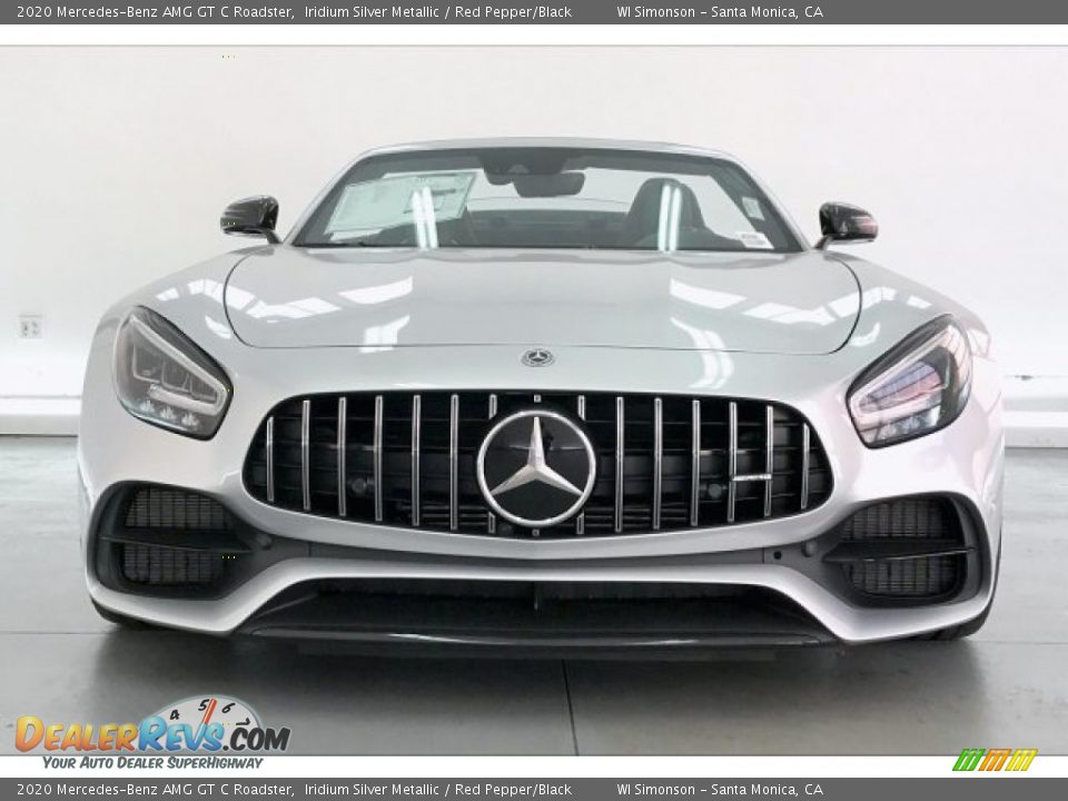 2020 Mercedes-Benz AMG GT C Roadster Iridium Silver Metallic / Red Pepper/Black Photo #2