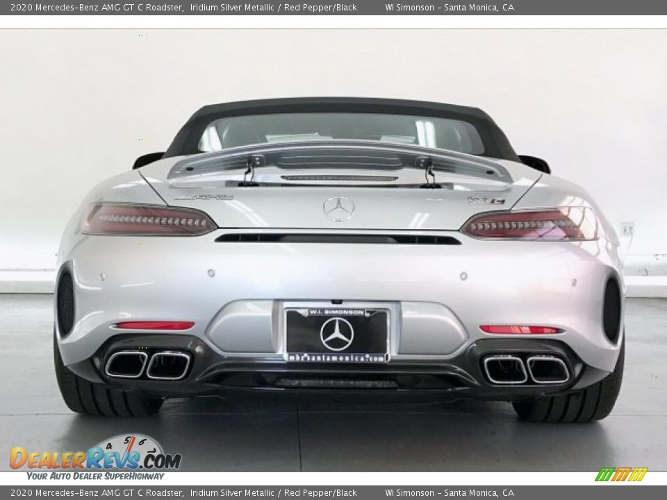 2020 Mercedes-Benz AMG GT C Roadster Iridium Silver Metallic / Red Pepper/Black Photo #3