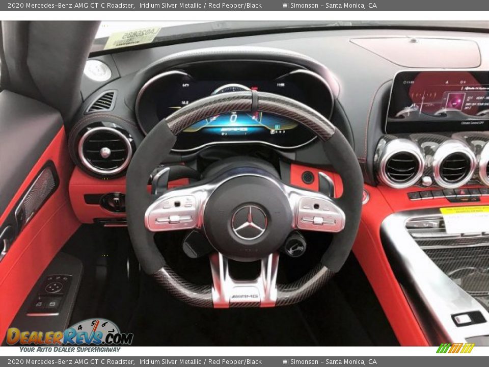 2020 Mercedes-Benz AMG GT C Roadster Steering Wheel Photo #4