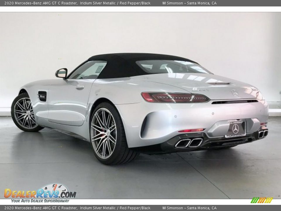 2020 Mercedes-Benz AMG GT C Roadster Iridium Silver Metallic / Red Pepper/Black Photo #10