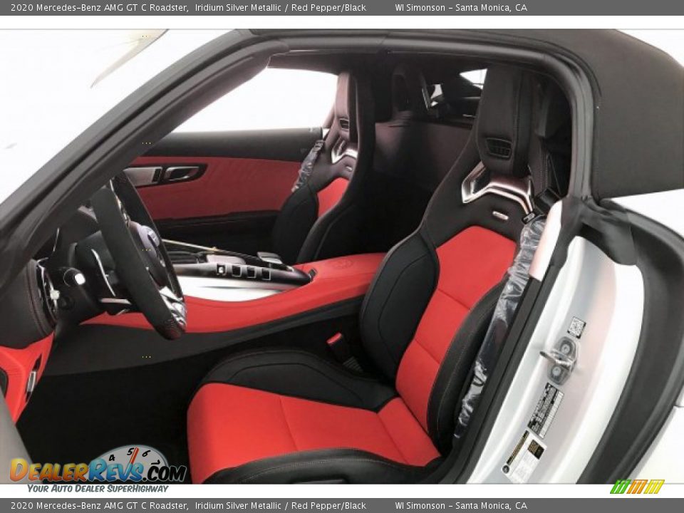 Red Pepper/Black Interior - 2020 Mercedes-Benz AMG GT C Roadster Photo #13