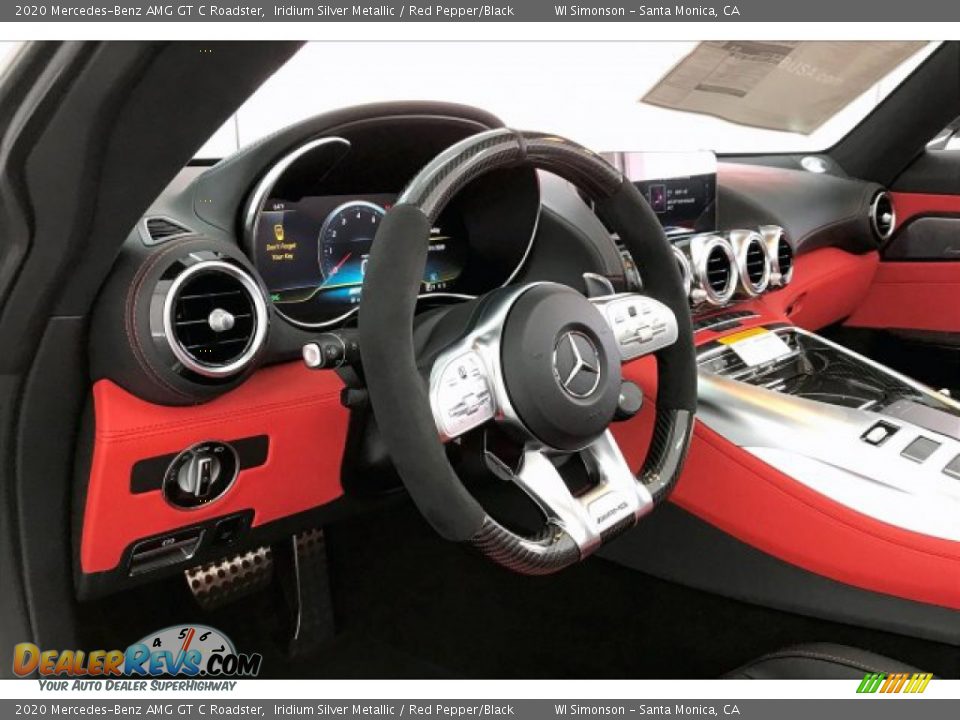 Dashboard of 2020 Mercedes-Benz AMG GT C Roadster Photo #20