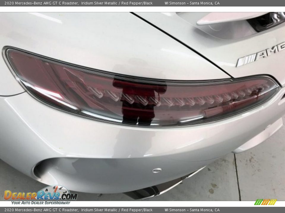 2020 Mercedes-Benz AMG GT C Roadster Iridium Silver Metallic / Red Pepper/Black Photo #24