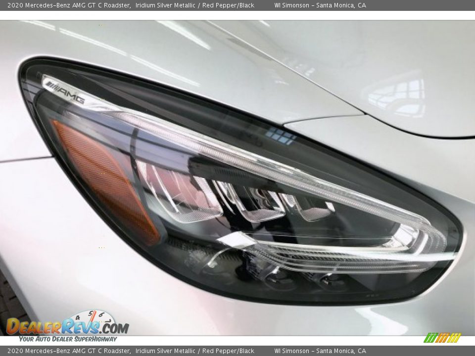 2020 Mercedes-Benz AMG GT C Roadster Iridium Silver Metallic / Red Pepper/Black Photo #29