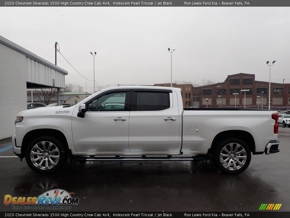 2020 Chevrolet Silverado 1500 High Country Crew Cab 4x4 Iridescent Pearl Tricoat / Jet Black Photo #5