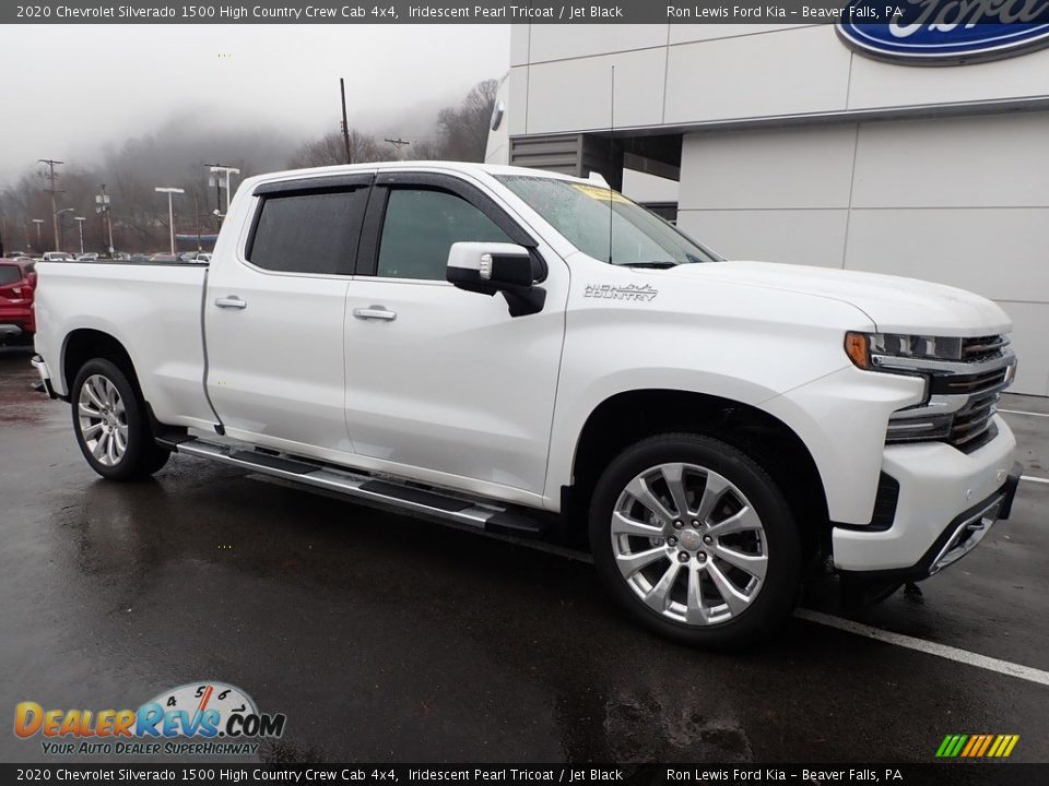 2020 Chevrolet Silverado 1500 High Country Crew Cab 4x4 Iridescent Pearl Tricoat / Jet Black Photo #8