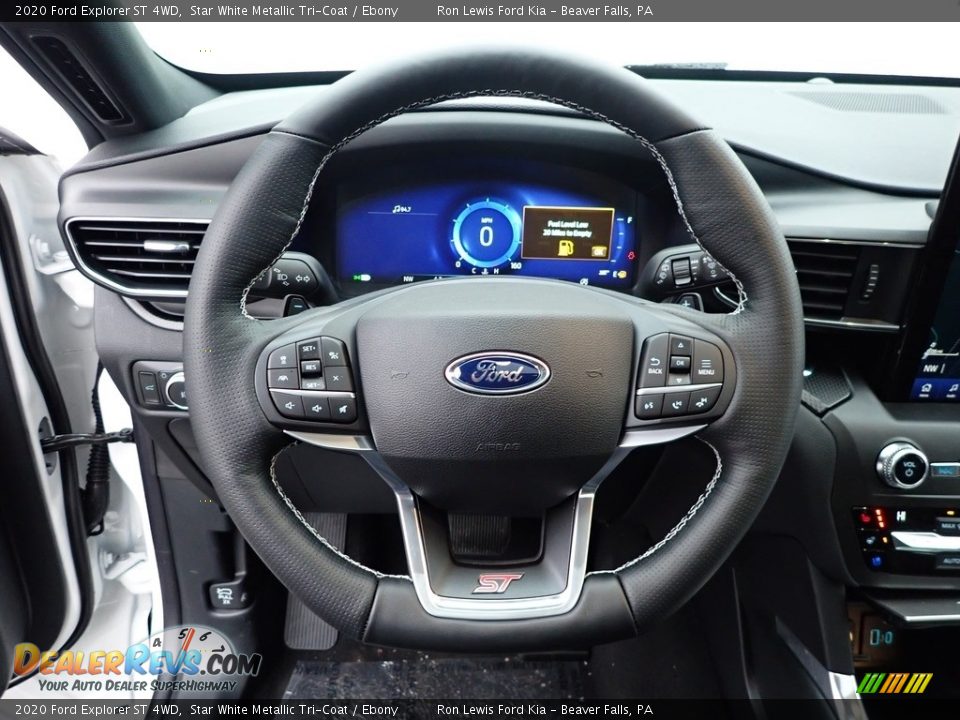 2020 Ford Explorer ST 4WD Steering Wheel Photo #16