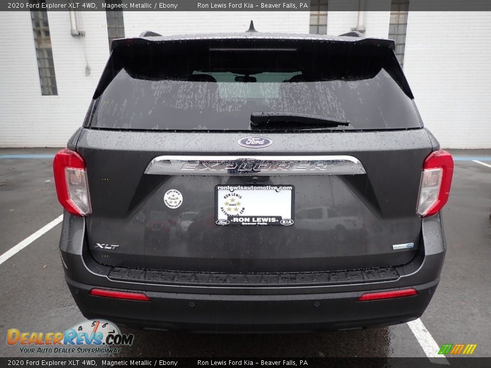 2020 Ford Explorer XLT 4WD Magnetic Metallic / Ebony Photo #3