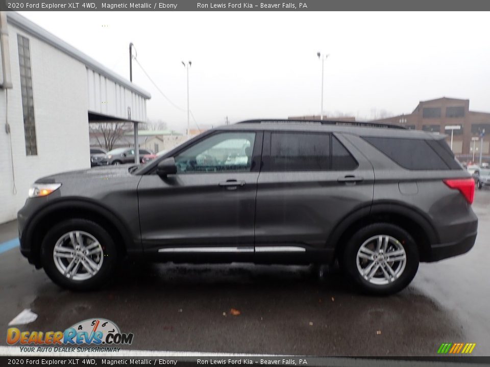 2020 Ford Explorer XLT 4WD Magnetic Metallic / Ebony Photo #7