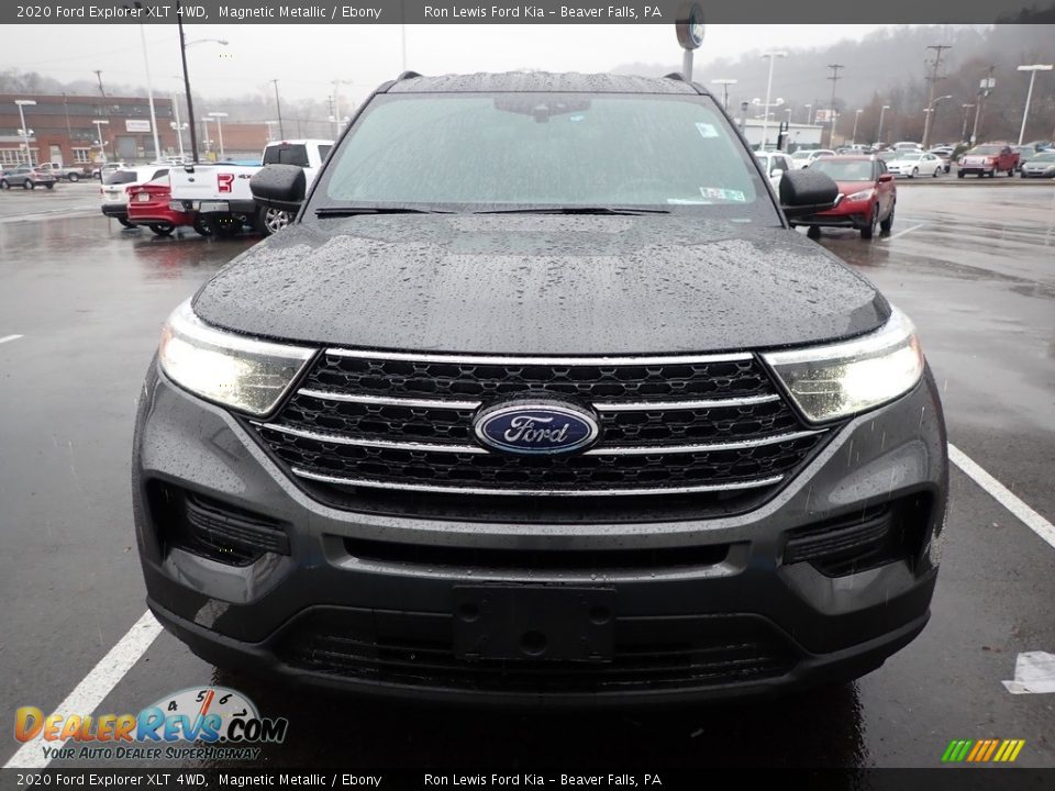 2020 Ford Explorer XLT 4WD Magnetic Metallic / Ebony Photo #9