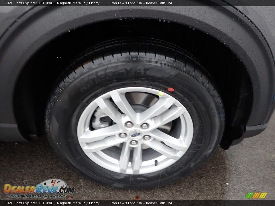 2020 Ford Explorer XLT 4WD Magnetic Metallic / Ebony Photo #11