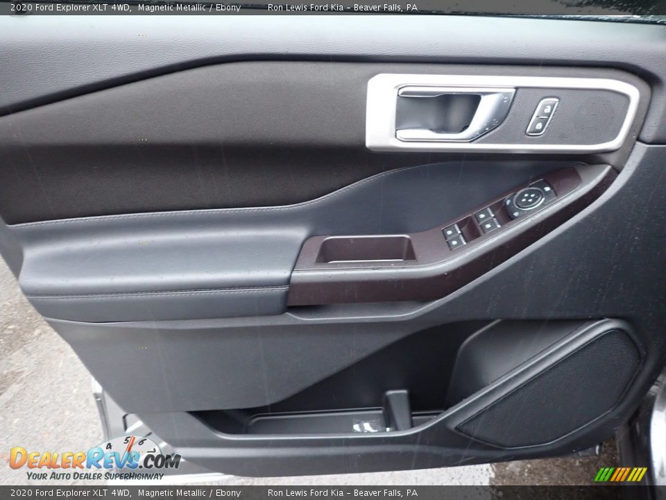 2020 Ford Explorer XLT 4WD Magnetic Metallic / Ebony Photo #18