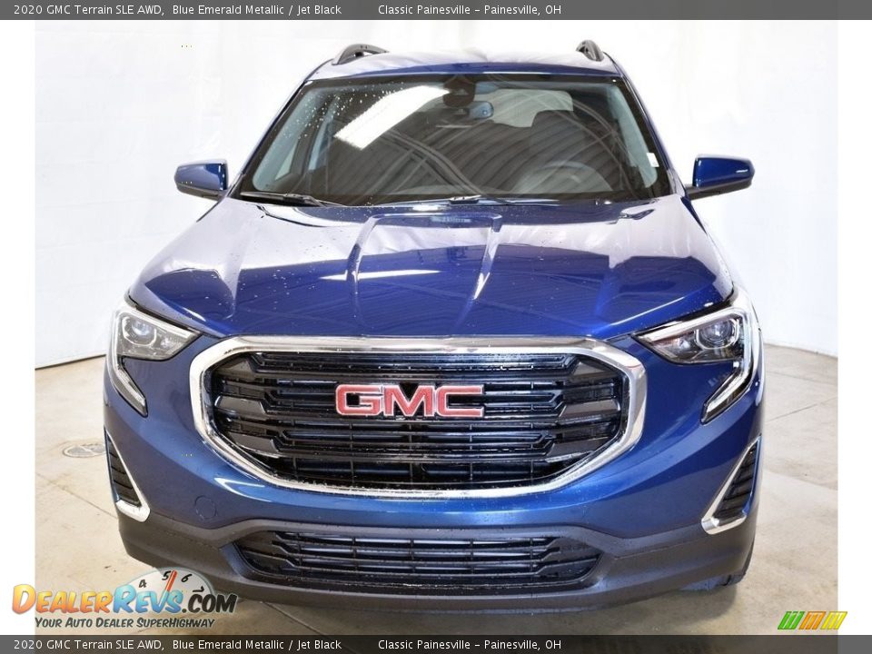 2020 GMC Terrain SLE AWD Blue Emerald Metallic / Jet Black Photo #4