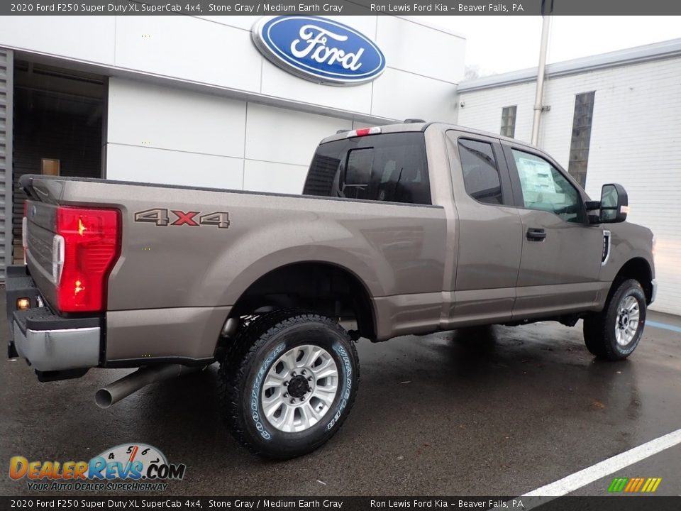 2020 Ford F250 Super Duty XL SuperCab 4x4 Stone Gray / Medium Earth Gray Photo #2