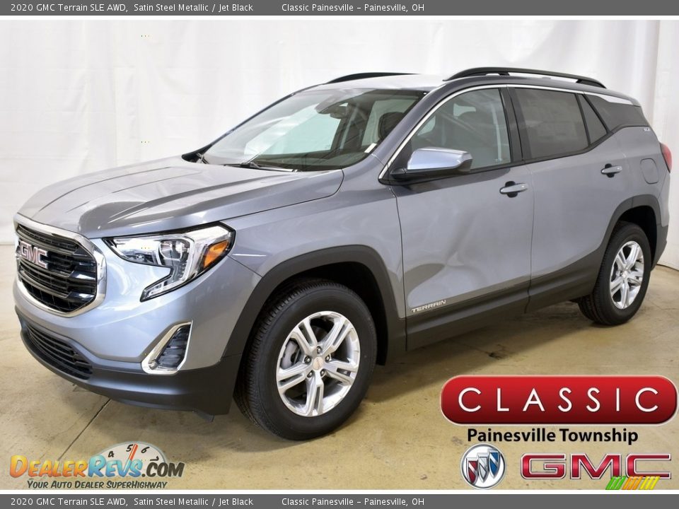 2020 GMC Terrain SLE AWD Satin Steel Metallic / Jet Black Photo #1