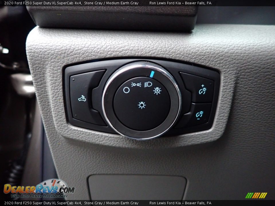 2020 Ford F250 Super Duty XL SuperCab 4x4 Stone Gray / Medium Earth Gray Photo #12
