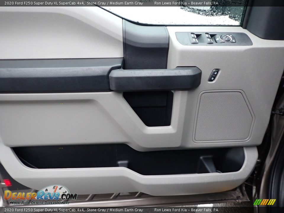 2020 Ford F250 Super Duty XL SuperCab 4x4 Stone Gray / Medium Earth Gray Photo #15