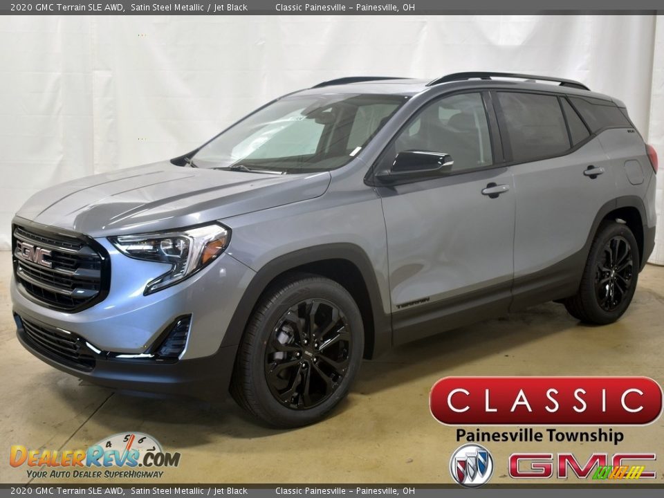 2020 GMC Terrain SLE AWD Satin Steel Metallic / Jet Black Photo #1