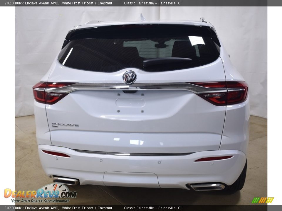 2020 Buick Enclave Avenir AWD White Frost Tricoat / Chestnut Photo #11