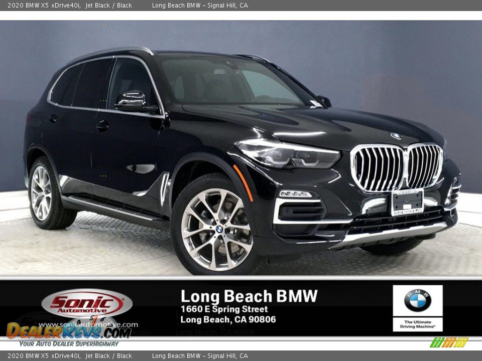 2020 BMW X5 xDrive40i Jet Black / Black Photo #1