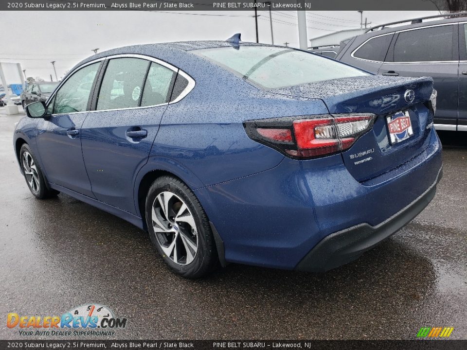 2020 Subaru Legacy 2.5i Premium Abyss Blue Pearl / Slate Black Photo #4