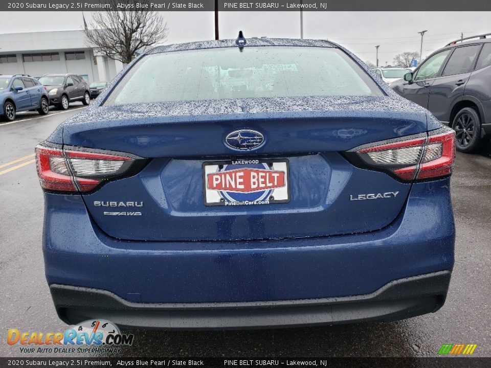 2020 Subaru Legacy 2.5i Premium Abyss Blue Pearl / Slate Black Photo #5