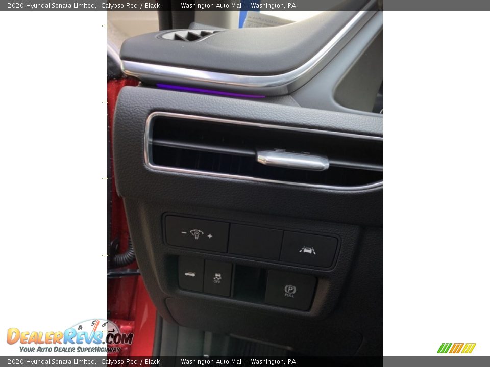 2020 Hyundai Sonata Limited Calypso Red / Black Photo #13