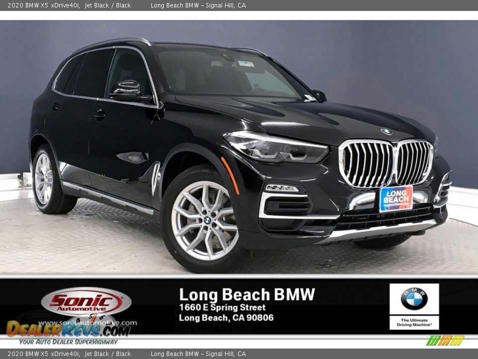 2020 BMW X5 xDrive40i Jet Black / Black Photo #1