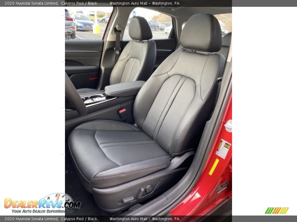 2020 Hyundai Sonata Limited Calypso Red / Black Photo #15