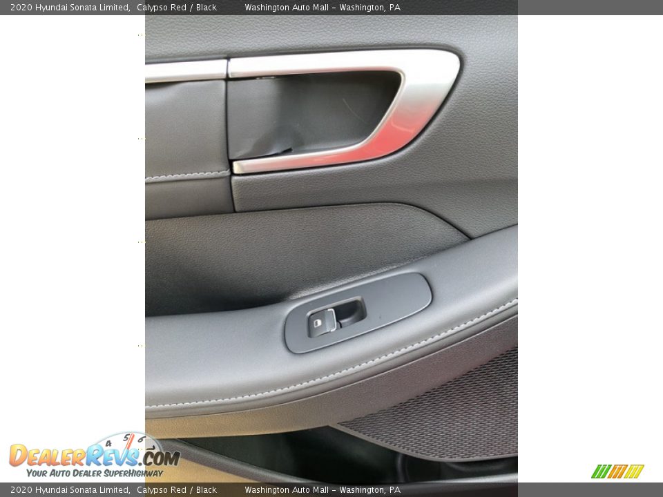 2020 Hyundai Sonata Limited Calypso Red / Black Photo #18
