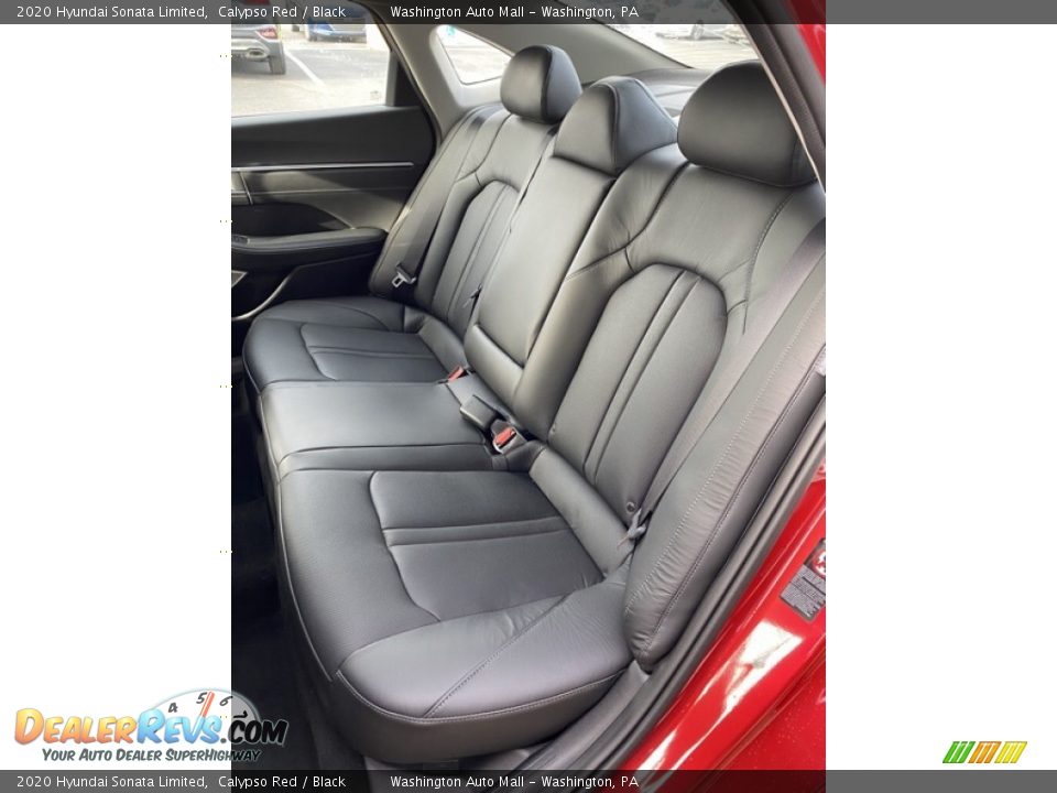 2020 Hyundai Sonata Limited Calypso Red / Black Photo #19