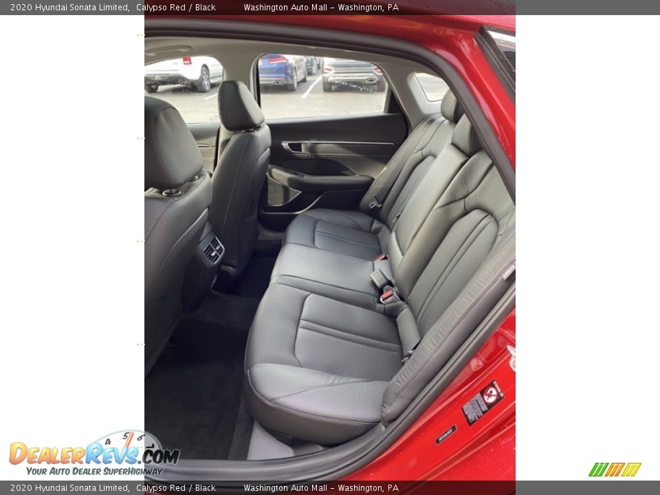 2020 Hyundai Sonata Limited Calypso Red / Black Photo #20