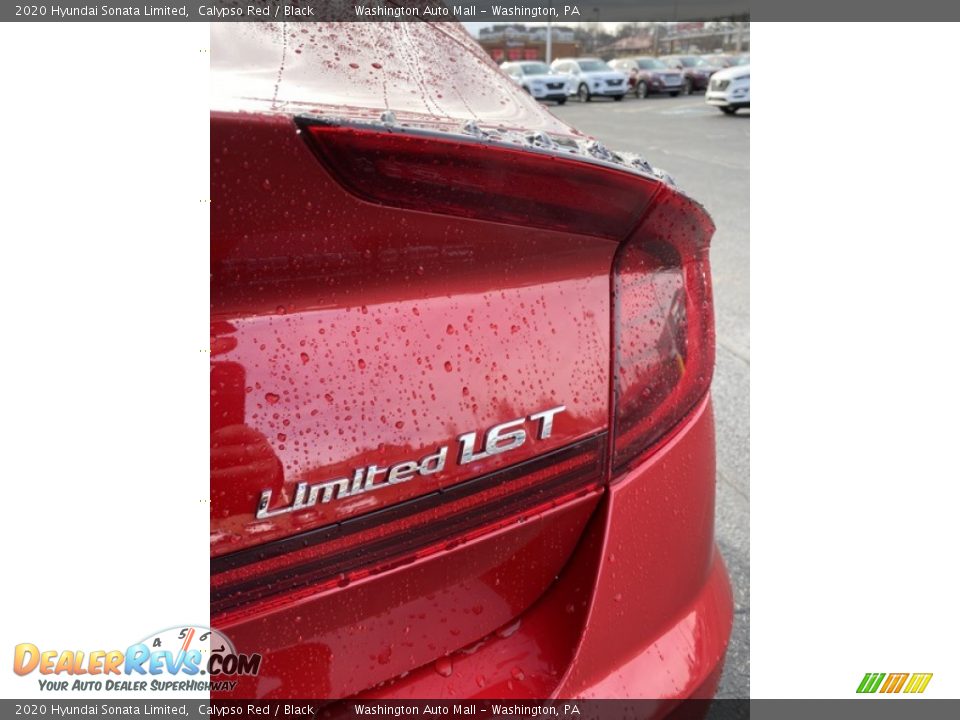 2020 Hyundai Sonata Limited Calypso Red / Black Photo #23