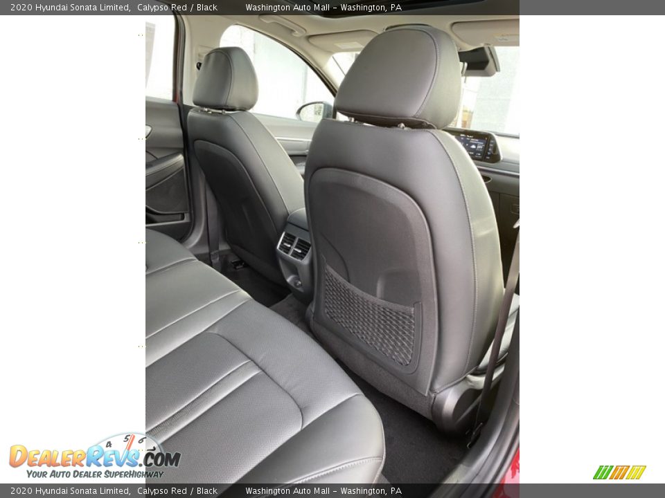 2020 Hyundai Sonata Limited Calypso Red / Black Photo #24