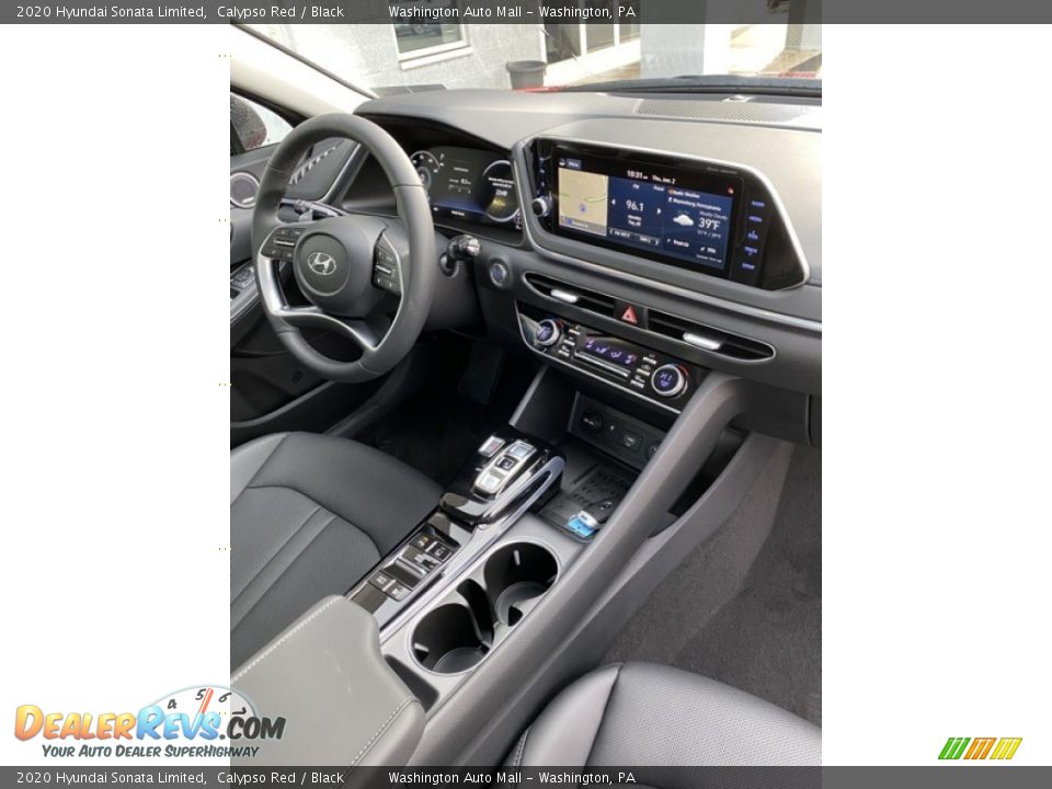 2020 Hyundai Sonata Limited Calypso Red / Black Photo #26