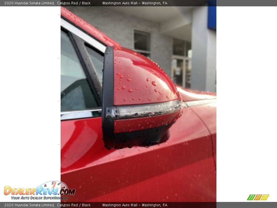 2020 Hyundai Sonata Limited Calypso Red / Black Photo #27