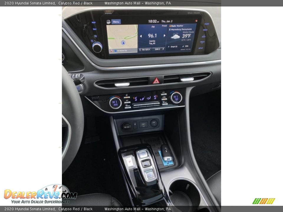 2020 Hyundai Sonata Limited Calypso Red / Black Photo #30