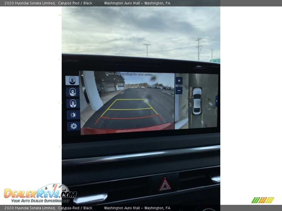 2020 Hyundai Sonata Limited Calypso Red / Black Photo #31