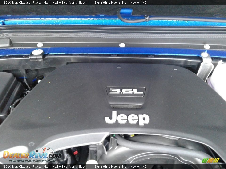 2020 Jeep Gladiator Rubicon 4x4 Hydro Blue Pearl / Black Photo #27