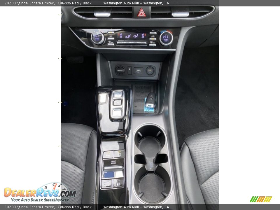 2020 Hyundai Sonata Limited Calypso Red / Black Photo #32