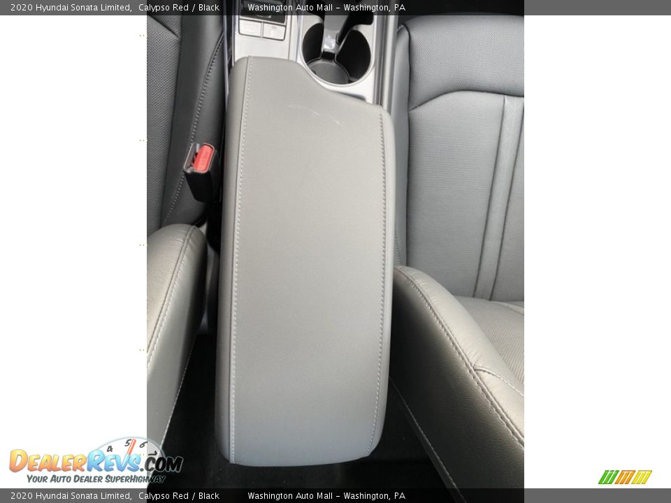 2020 Hyundai Sonata Limited Calypso Red / Black Photo #33