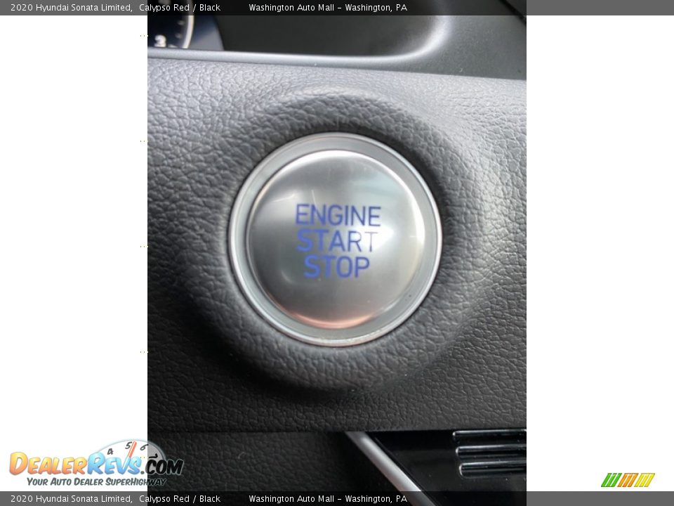 2020 Hyundai Sonata Limited Calypso Red / Black Photo #34