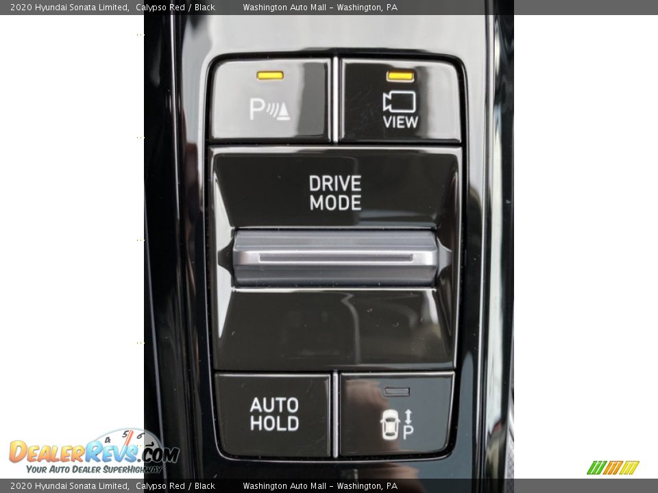 2020 Hyundai Sonata Limited Calypso Red / Black Photo #36