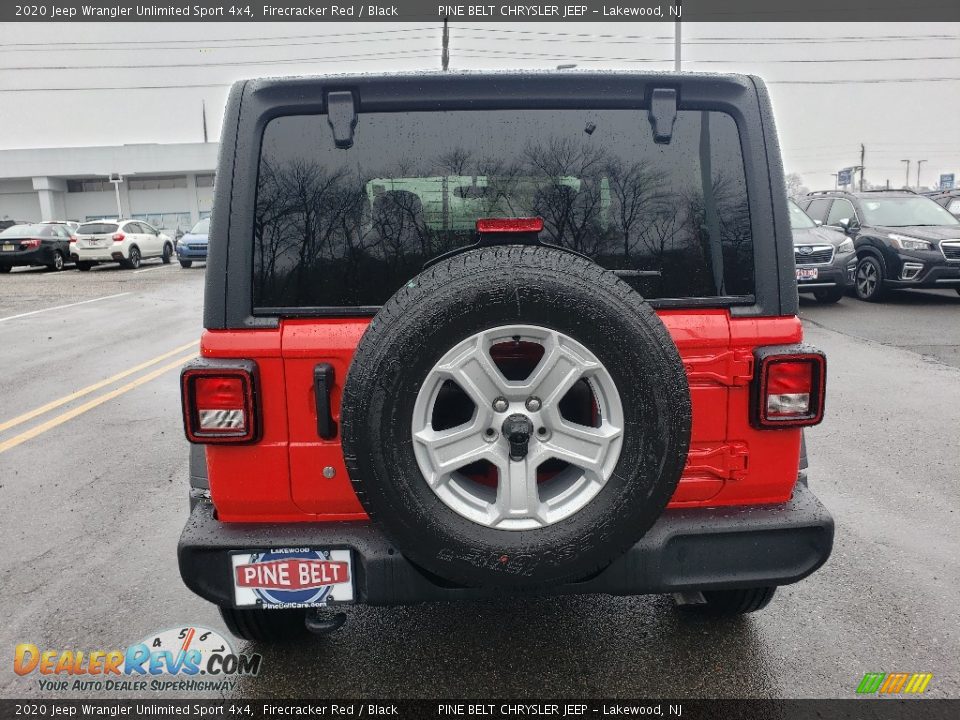 2020 Jeep Wrangler Unlimited Sport 4x4 Firecracker Red / Black Photo #5