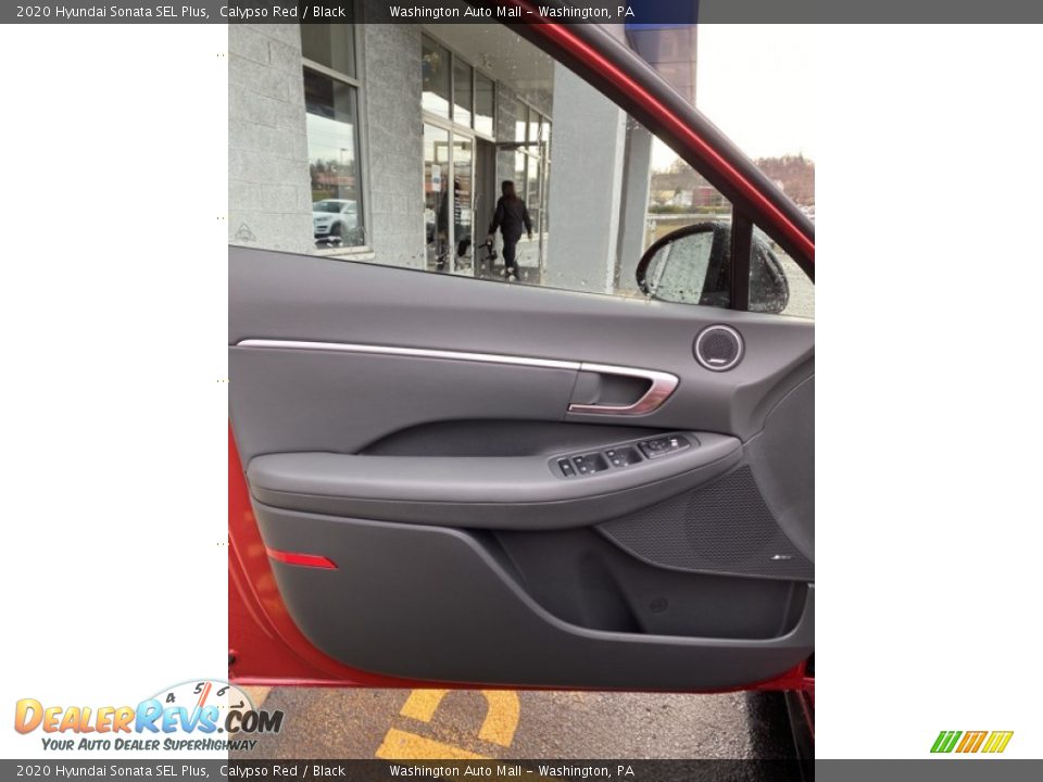 2020 Hyundai Sonata SEL Plus Calypso Red / Black Photo #11