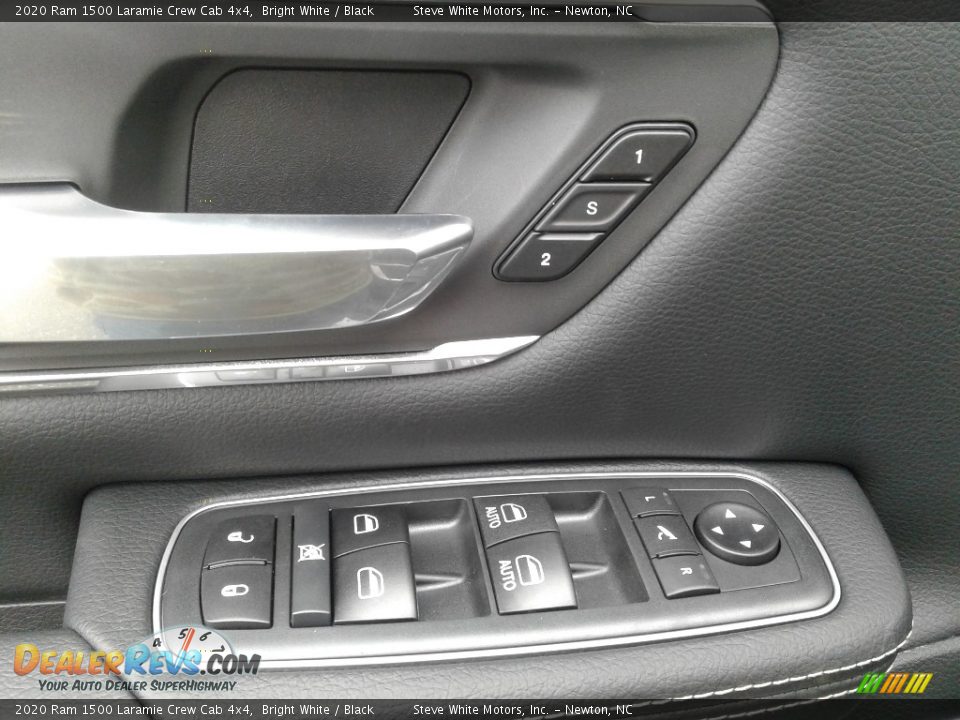 2020 Ram 1500 Laramie Crew Cab 4x4 Bright White / Black Photo #12
