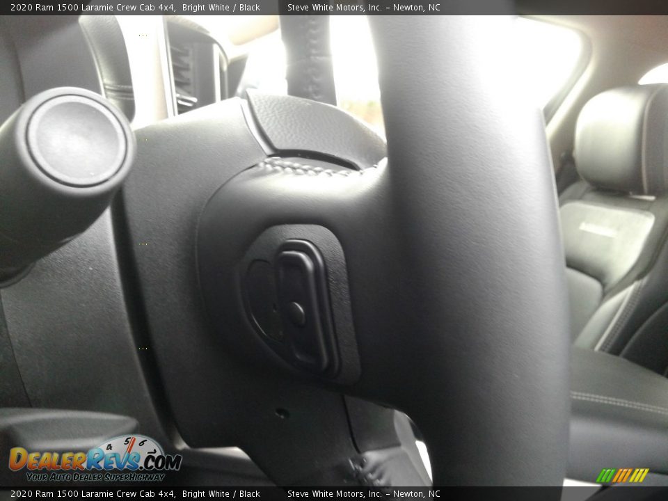 2020 Ram 1500 Laramie Crew Cab 4x4 Bright White / Black Photo #13